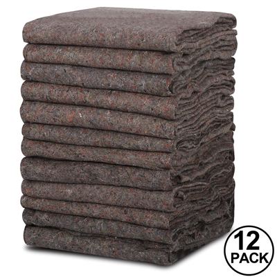 12 Pack Heavy Duty Moving Blankets For Furniture Protection And Shipping 12 Pcs