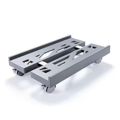 Adjustable Rolling CPU Stand Ventilated PC Tower Cart With Caster Wheels For Under Desk Setup gre