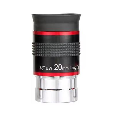 Ultra Wide Angle Telescope Eyepiece 68 Degree FMC 1.25 Inch Lens 20mm