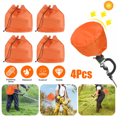 Waterproof Dustproof Engine Covers For Weedeater Trimmer, Orange Protection Wrap Waterproof Dustproof Engine Covers For Weedeater Trimmer, Orange Protection Wrap