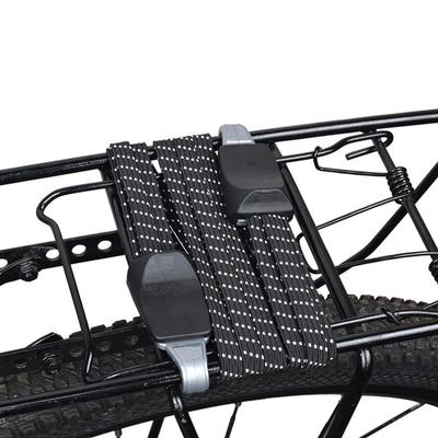Bicycle Luggage Rack Straps, Elastic Rope Belt With Hook For Mountain Bike Bags & Carrier Accessories 65cm 1pcs