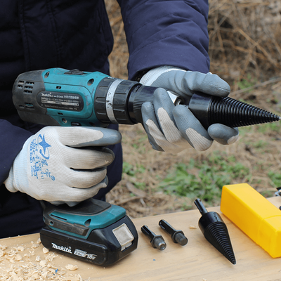 Wood Splitting Drill Bits Easy Split Log Splitter Piercing Tool For Fast Firewood Cutting Hexagonal 32mm