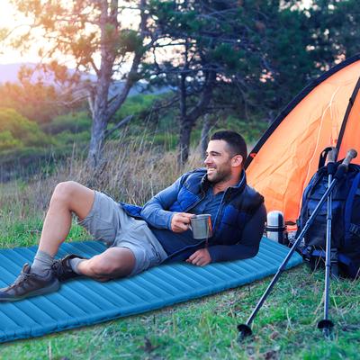 3 Inch Thick Inflatable Waterproof Camping Sleeping Pad, Ultra Comfortable & Portable 3 Inch Thick Inflatable Waterproof Camping Sleeping Pad, Ultra Comfortable & Portable