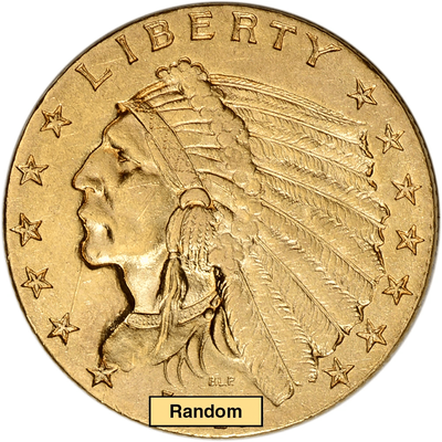 Gold Indian Head Quarter Eagle Coin, Jewelry Grade, Random Date Collectible Gold Indian Head Quarter Eagle Coin, Jewelry Grade, Random Date Collectible