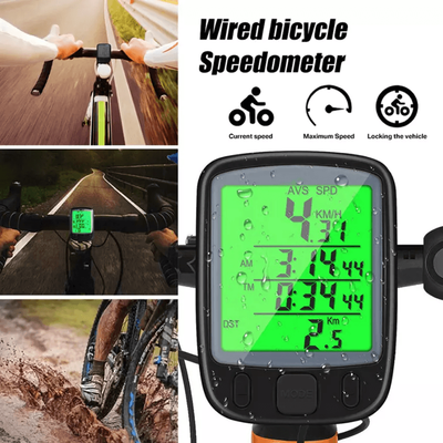 Bike Bicycle Speedometer Cycle Digital Odometer Computer Waterproof LCD Wireless Cycling Computer With Backlight For R Bike Bicycle Speedometer Cycle Digital Odometer Computer Waterproof LCD Wireless Cycling Computer With Backlight For R