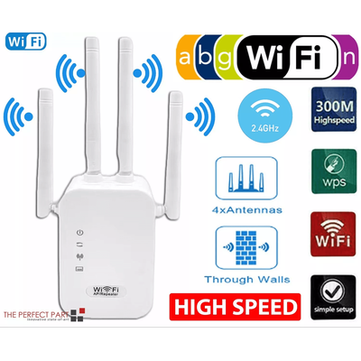 High Speed Wireless Signal Repeater WiFi Range Extender And Network Router Booster With Coverage For Home And Office High Speed Wireless Signal Repeater WiFi Range Extender And Network Router Booster With Coverage For Home And Office