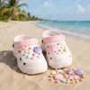 18 teile/satz Seestern Shell Marine Serie Schuh Charms für Clogs Zubehör DIY Rutsche Sandalen Garten Schuh Dekoration Party Geschenke