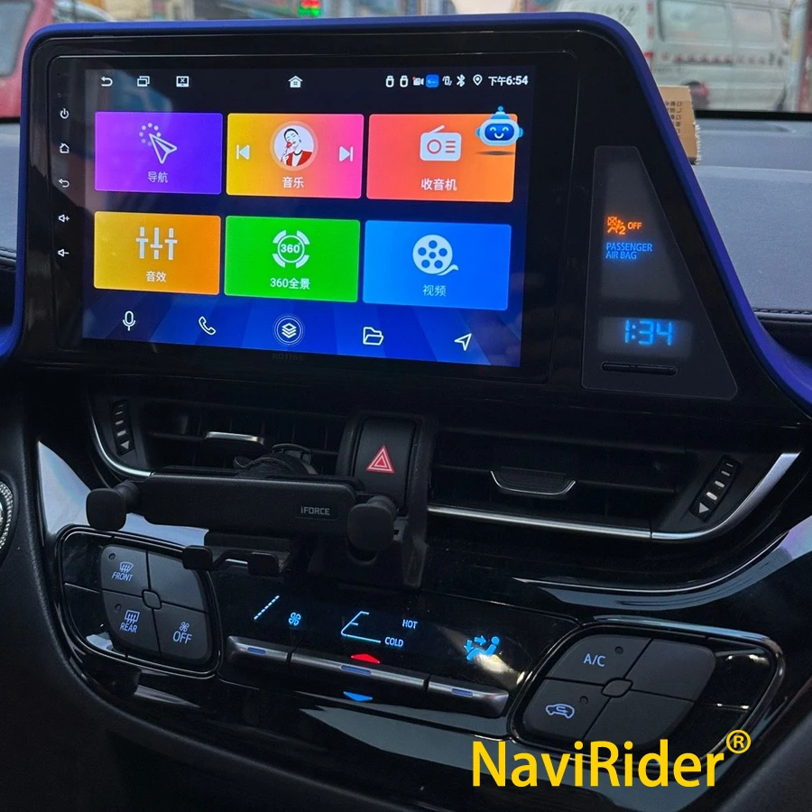 Android 15 AI Voce Autoradio Per Toyota C-HR CHR 2016-2020 8GB + 128GB di Navigazione GPS Senza Fili CarPlay Video Multimediale