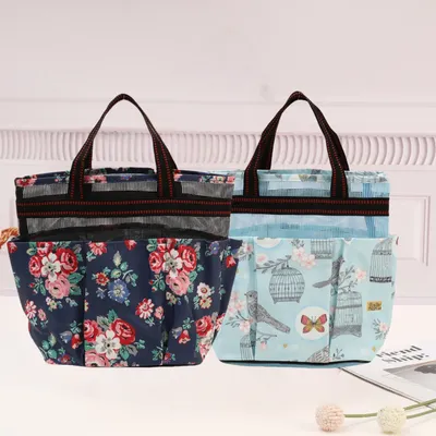 Zweiteiliges Set mit neuen Tragetaschen für Strandtaschen. Aufbewahrungstasche für Fitness-Badeanzüge mit großem Fassungsvermögen. Tragbare Netztasche aus Oxford-Stoff