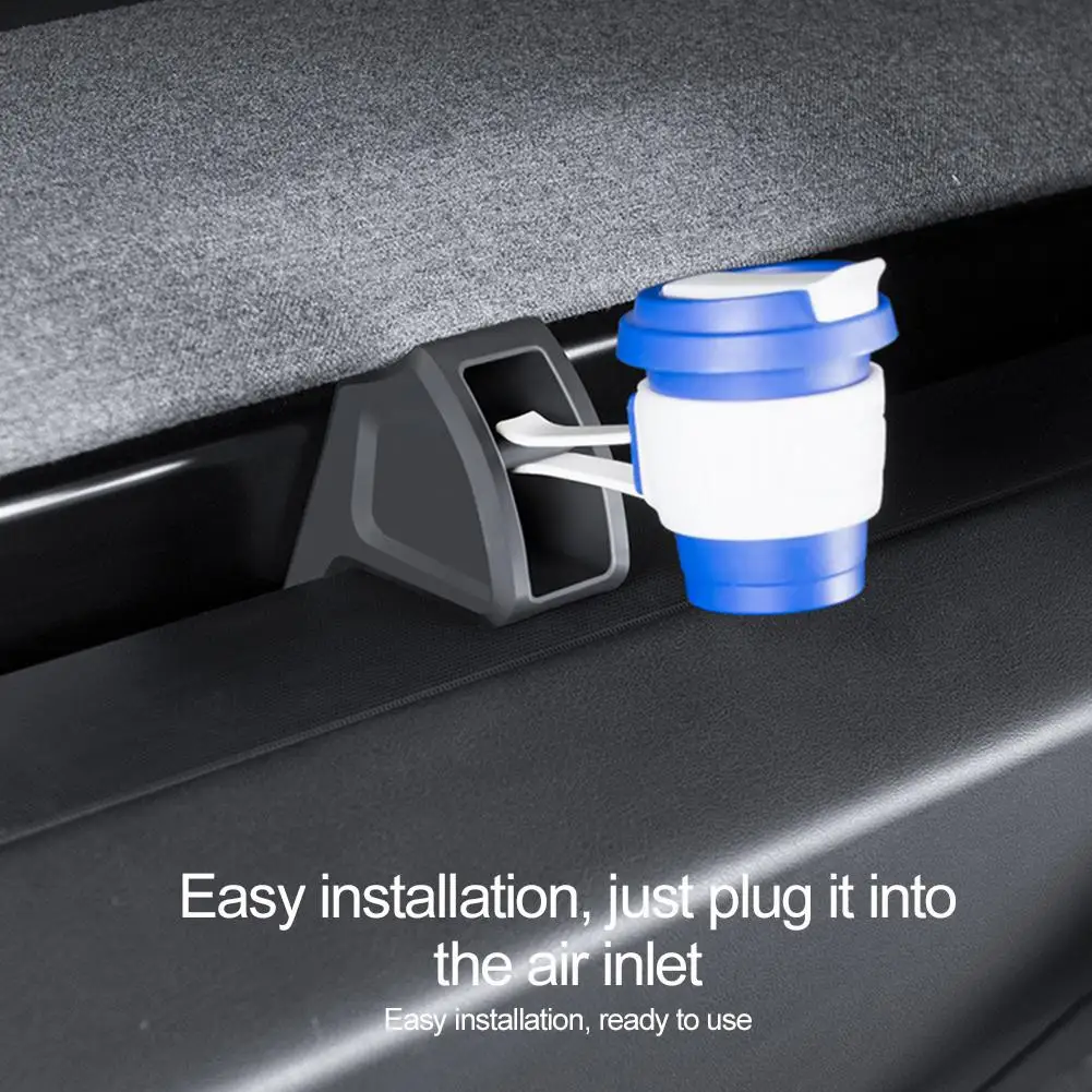 1/2/3 Stück Lufterfrischer-Adapter für 2017–2025 Tesla Model Y Juniper & Model 3 & 3 Highland Air Vent (Lufterfrischer nicht im Lieferumfang enthalten) Image