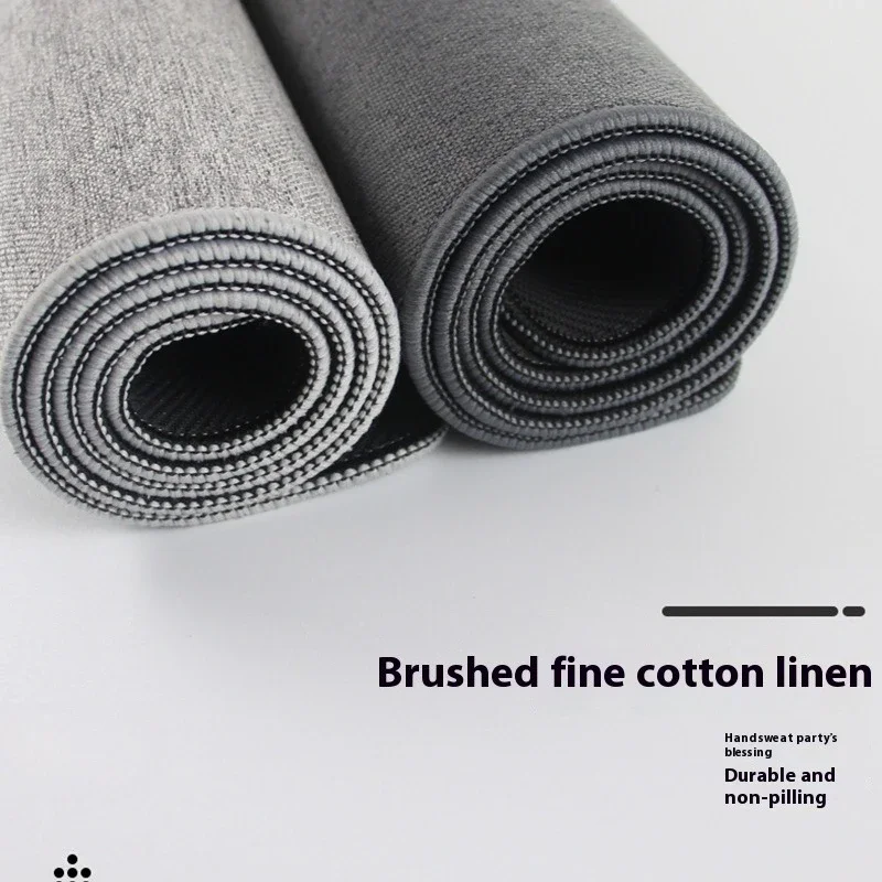 Mauspad aus Baumwoll- und Leinen-Gummi, extra große Schreibtischunterlage für den Schreibtisch, Laptop-Tastatur, Schreibtischunterlage, langlebig und fusselfrei Image