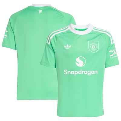 Manchester United adidas Ausweich-Torwarttrikot 2025–26 – Kinder Image