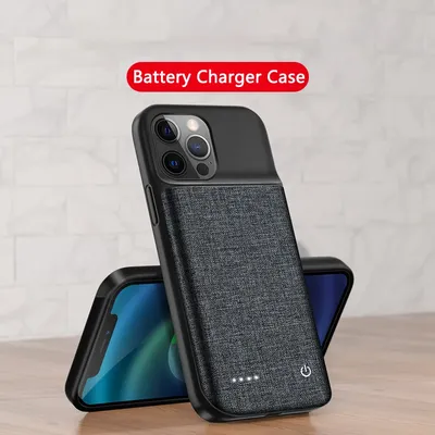 6800 mAh Batterie Fall Für iPhone 14 15 Plus X XS Max XR 11 12 13 14 15 Pro Max 12 13 Mini Power Bank Batterie Ladegerät Fall Abdeckung