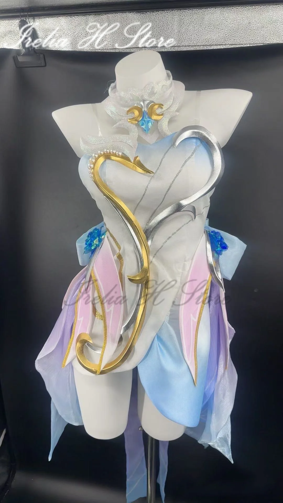 Irelia H Store LOL Kaisa Star Guardian Kaisa Cosplay Kostüm Komplettes Set Flügel Waffen Halloween Kostüme Frauen Benutzerdefinierte Größe Image