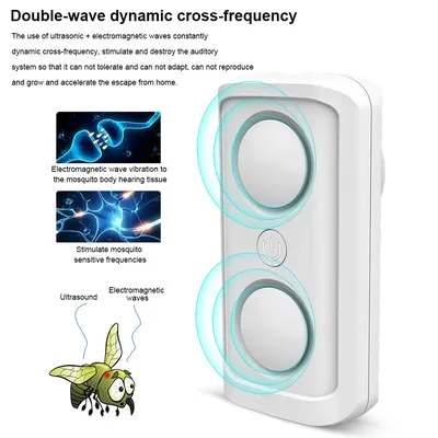 Reject Ultrasound Mouse 22KHz-85KHz Cockroach Repeller Device Insect Rats Spiders Mosquito Killer Pest Control Household Pest