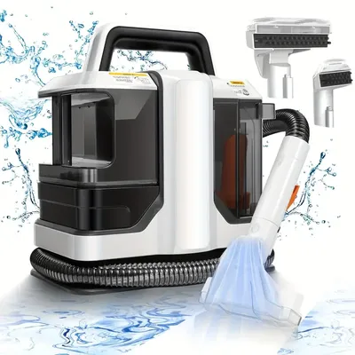 Seeiswork Nass- und Trocken-Hand-Teppichreiniger, 750 W, 15 kPa, kabelgebundene Spot-Reinigungsmaschine, Stoff, Teppich, Sofa, Reinigung, Haustier, tragbares Auto Image