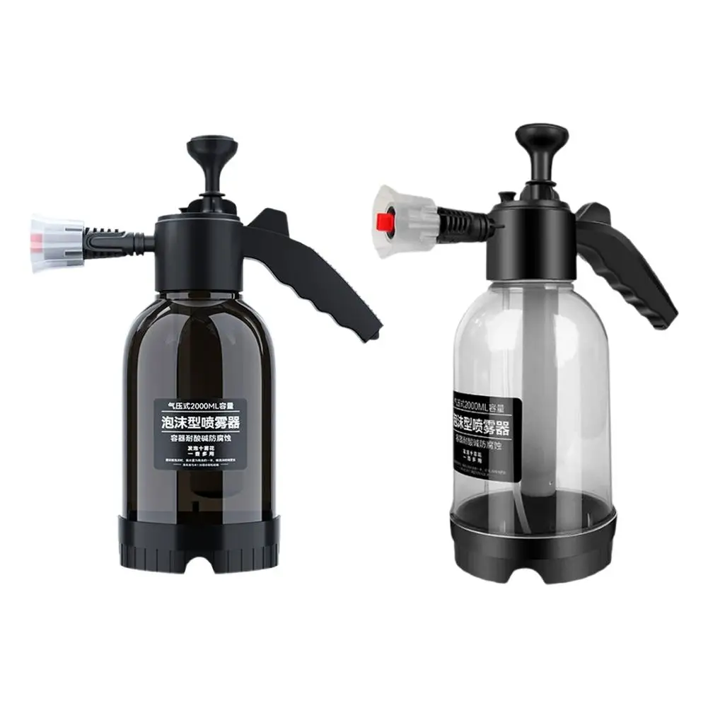 2L Handpumpe Schaum Sprayer Hand Gießkanne Luftdruck Sprayer Kunststoff Desinfektion Wasser Flasche Auto Reinigung Hand Pumpe Image