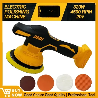 Dewalt 8 Gänge Digital Display Cordless Auto Polierer Elektrische Polierer Auto Auto Wachsen Polieren Maschine Für Dewalt 20 V Batterie