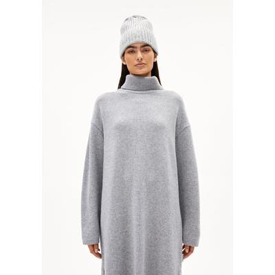 ARADIAA | Strickkleid aus recyclem Bio-Woll Mix - grau (L) Image