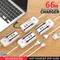 66W USB Type C Multi Ports Fast Charging Charger Strip Mobile Phone Charger Socket For iPhone Xiaomim Huawei Samsung PD Charger