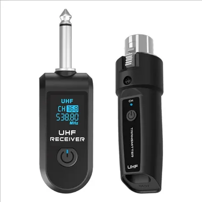 Professional Microphone Wireless Converter XLR Rechargeable Transmitter Receiver For Dynamic/Condenser Mic Audio Mixer