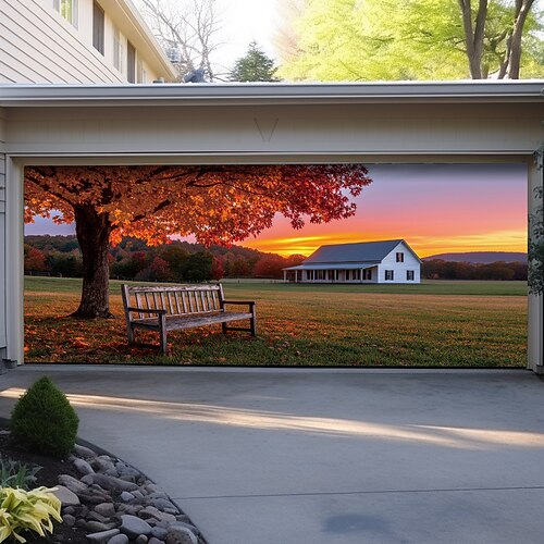 Tapisserie Decke Wandbehänge 森林 Rustikal 3D Schlafzimmer Wohnzimmer Wohnheim Dekorationen Wand Tür Hintergrund Image