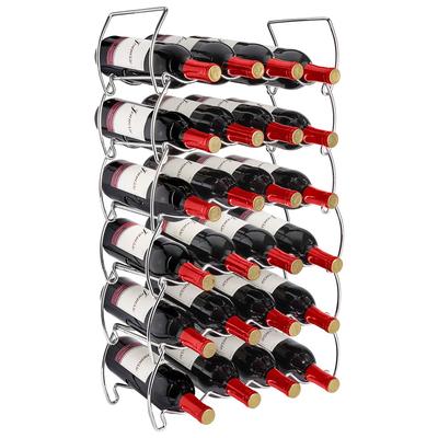 Sorbus 6-Tier 24 Bottle Stackable Wine Rack