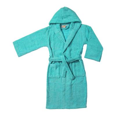 Superior Ultra-Soft Terry Lightweight Kids Unisex Hooded Bathrobe