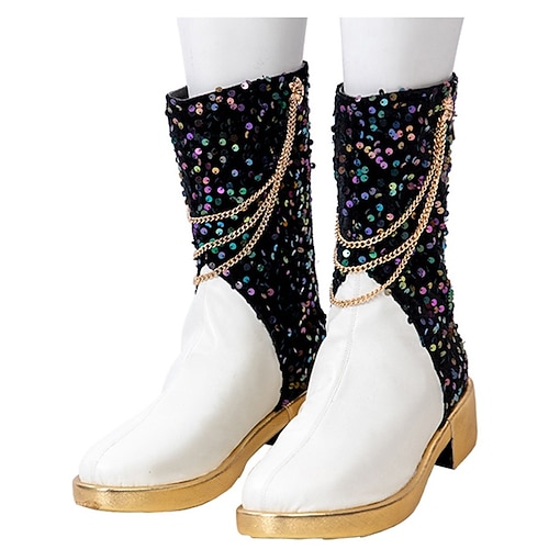 Von koreanischen Idolen inspiriert Popstar Schuhe Stiefel Kostüm Virtuelles Idol for Damen Erwachsene Halloween Karneval Leistung Comic-Konzert Anime Expo Image