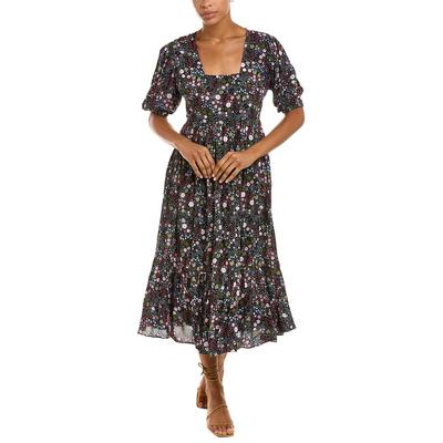 Celina Moon Tiered Midi Dress