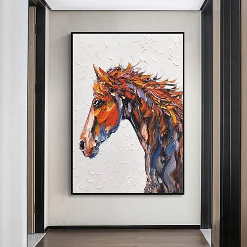 Ölgemälde Handgemalte Vertikal Tiere Cartoon Modern Ohne Innenrahmen (ohne Rahmen) Image