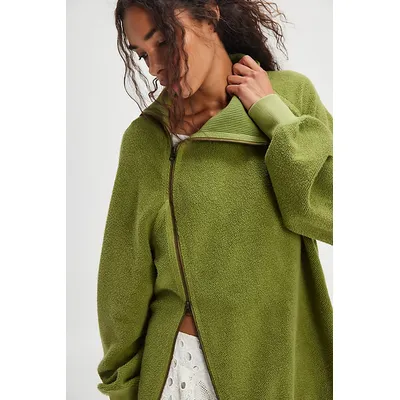 Luna Sweatshirt at Free People in Going Green, Size: XS
