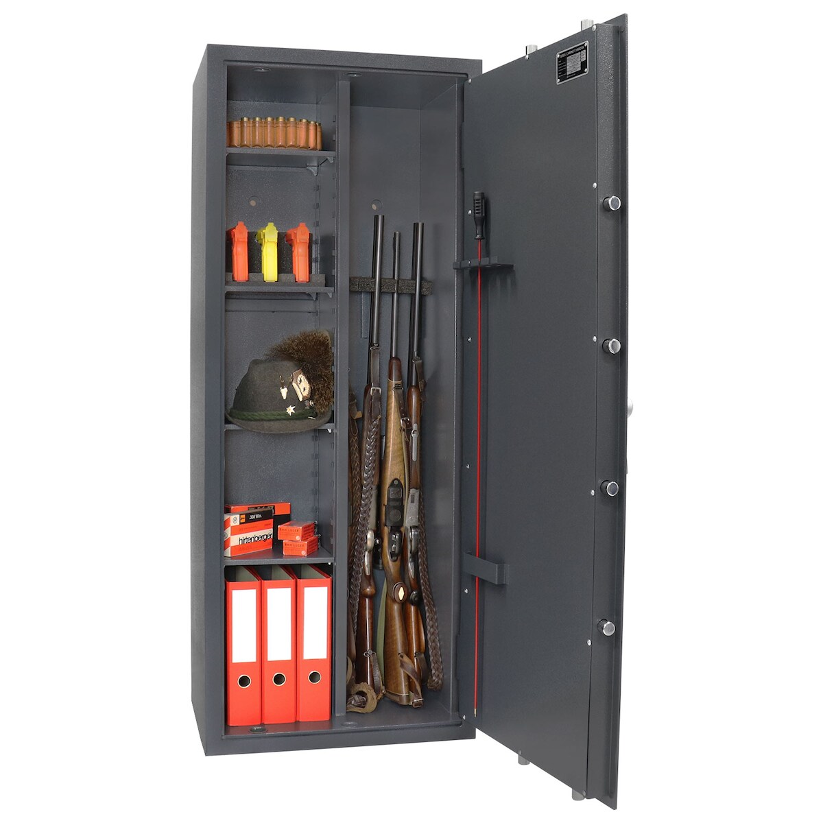 Profirst Waffenschrank EN0 Visp 10 Doppelbartschloss anthrazit Image