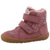 Barfußschuh LURCHI "Jilly Barefoot TEX", Kinder, Gr. 24, rosa (altrosé), Leder, Veloursleder, Textil, klassisch, Schuhe, Klettschuh mit Warmfutter, Größenschablone zum Download