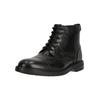 Stiefelette CLARKS "Aldwin Cap", Herren, Gr. 45, schwarz, Leder, casual, Schuhe, mit vielseitiger Optik und ganztägigem Komfort