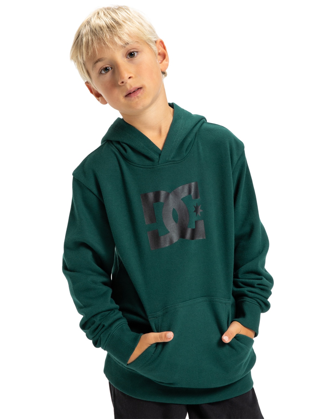 Kapuzensweatshirt DC SHOES "DC Star", Jungen, Gr. 16(165-172cm), ponderosa pine, 55% Baumwolle, 25% Baumwolle, 20% Polyester, Sweatshirts