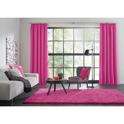 Vorhang WIRTH "Dim out" Gr. 5, pink, B:145cm H:255cm, Polyester, Gardinen Image