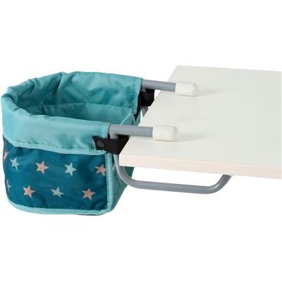 Puppen-Tischsitz CHIC2000, sternchen türkis, Puppenausstattungen, KinderB:42cm H:20cm T:42cm, Stahl, Kunststoff, Polyester, B:42cm H:20cm T:42cm