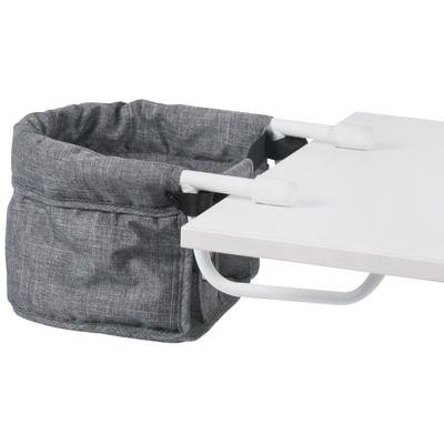 Puppen-Tischsitz CHIC2000, grau (jeans grau), Puppenausstattungen, KinderB:42cm H:20cm T:42cm, Stahl, Kunststoff, Polyester, B:42cm H:20cm T:42cm