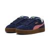Sneaker PUMA "Suede XL Sneakers Erwachsene", Gr. 38.5, persian blau gum beige, Obermaterial: Kuhleder, Synthetik; Futter: Textil, Synthetik; Innensohle: Textil; Laufsohle: Gummi, Schuhe