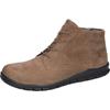 Schnürboots WALDLÄUFER "HECTOR", Herren, Gr. 12 (47), braun (schlamm), Nubukleder, unifarben, sportlich, Schuhe, High Top Sneaker, Stiefelette, Casual-Boots in Komfortweite H