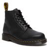 Schnürboots DR. MARTENS "101", Damen, Gr. 36, schwarz, Leder, casual, Schuhe, Stiefel, Boots mit Blockabsatz