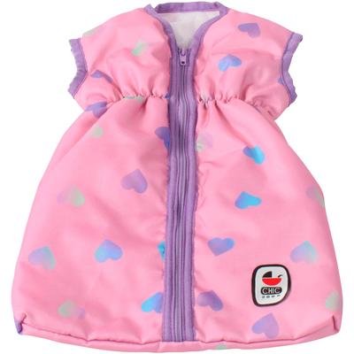 Puppen Schlafsack CHIC2000, herzchen lila, Puppenausstattungen, KinderB:27cm H:2cm T:45cm, Polyester, B:27cm H:2cm T:45cm Image