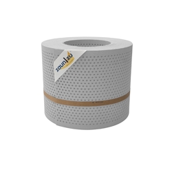 zaun|zu® Sichtschutz PP Premium Gelocht 20 Prozent Streifen Lichtgrau 26m Image