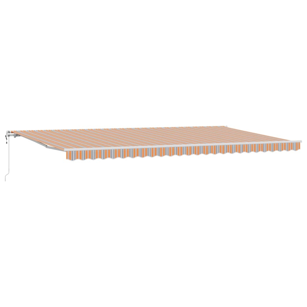 vidaXL Einziehbare Markise Mehrfarbig 600 x 300 cm Stoff Image