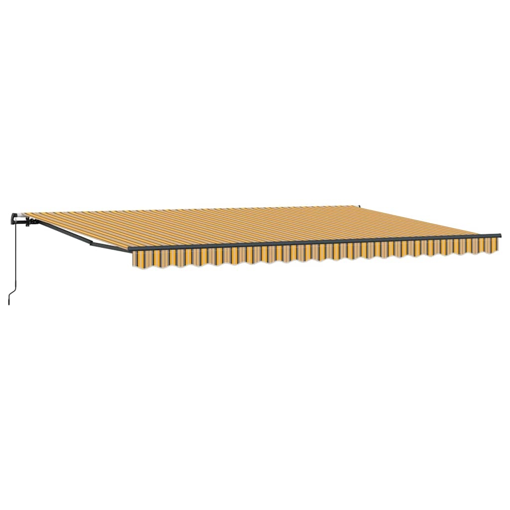 vidaXL Einziehbare Markise Mehrfarbig 500 x 350 cm Polyester und Stahl Image