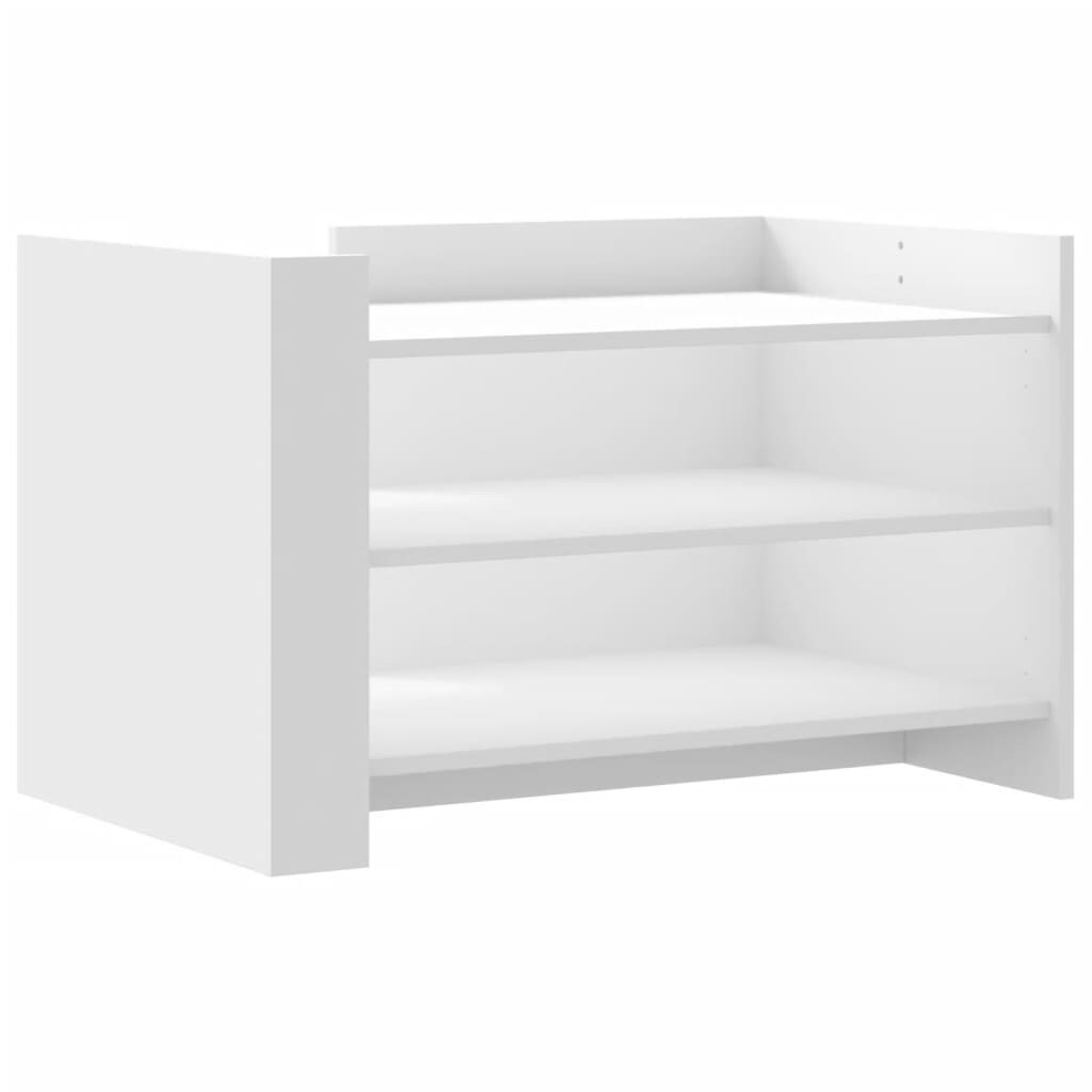 vidaXL Couchtisch Weiß 80x50x50 cm Holzwerkstoff Image