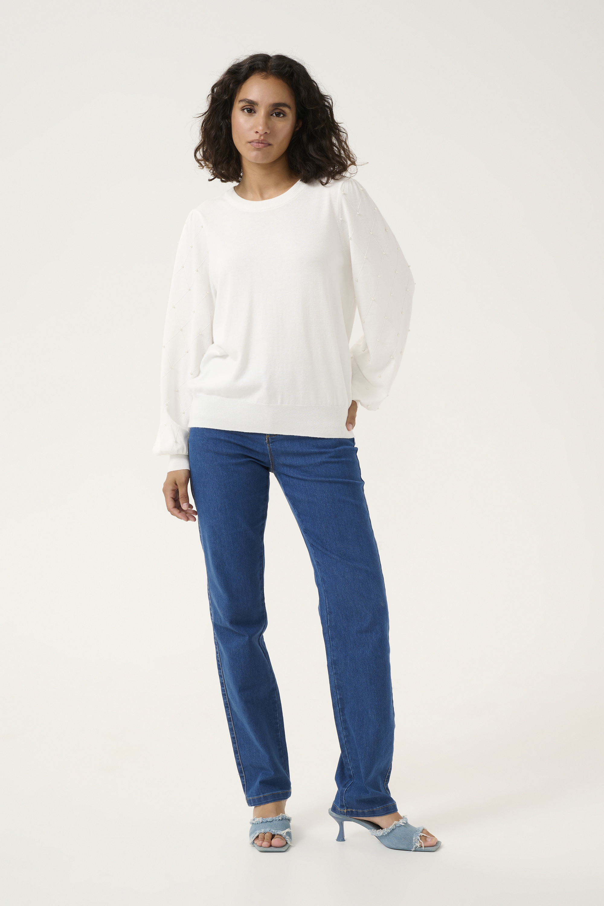 Strickpullover Regular fit white Image