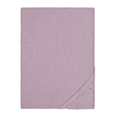 biberna Spannbetttuch Melange brombeer, 180x200 cm - 200x200 cm Image