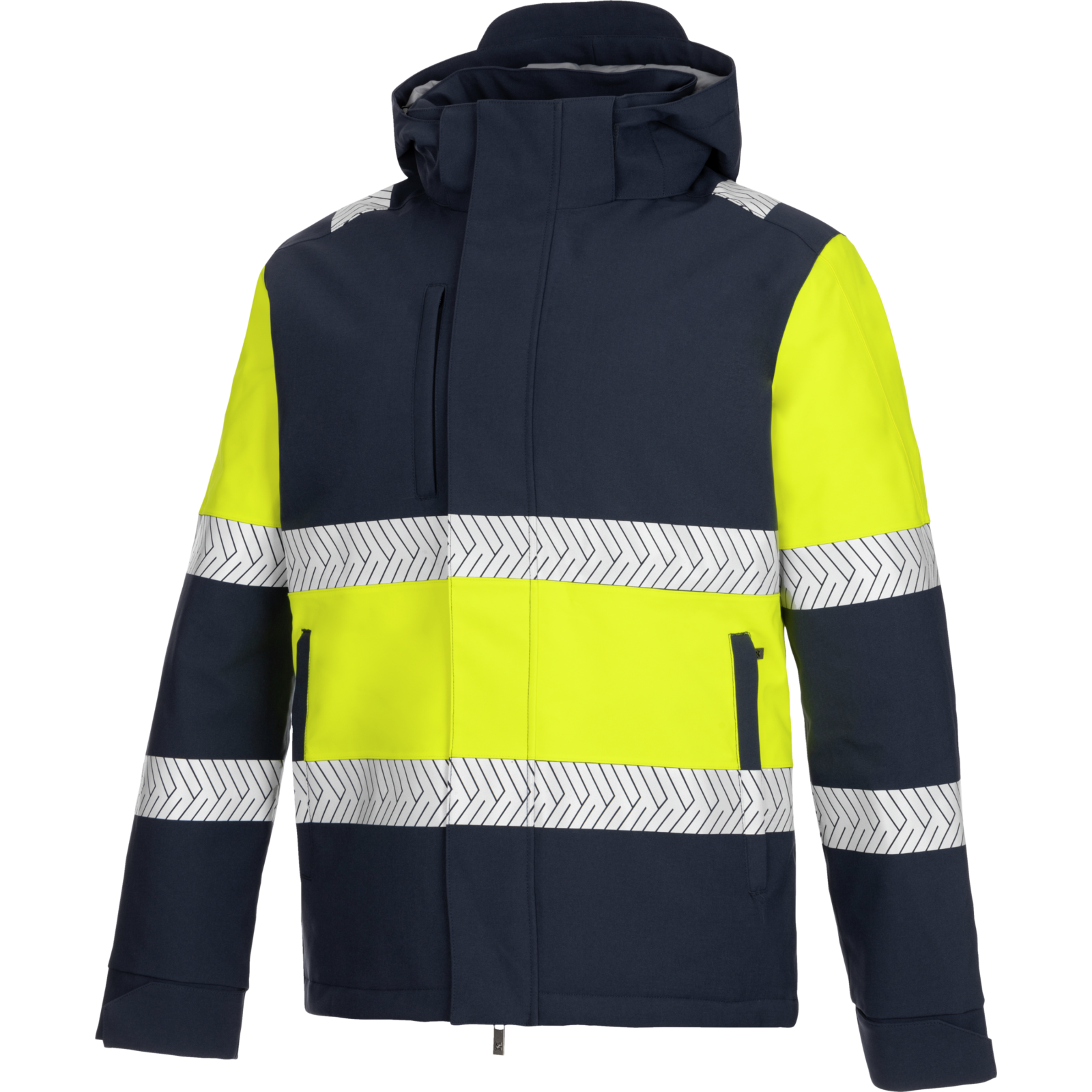 Parka haute visibilité FLUO ONE jaune/marine